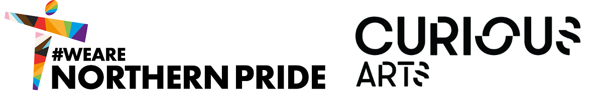 Northern Pride and Curious Arts logo 