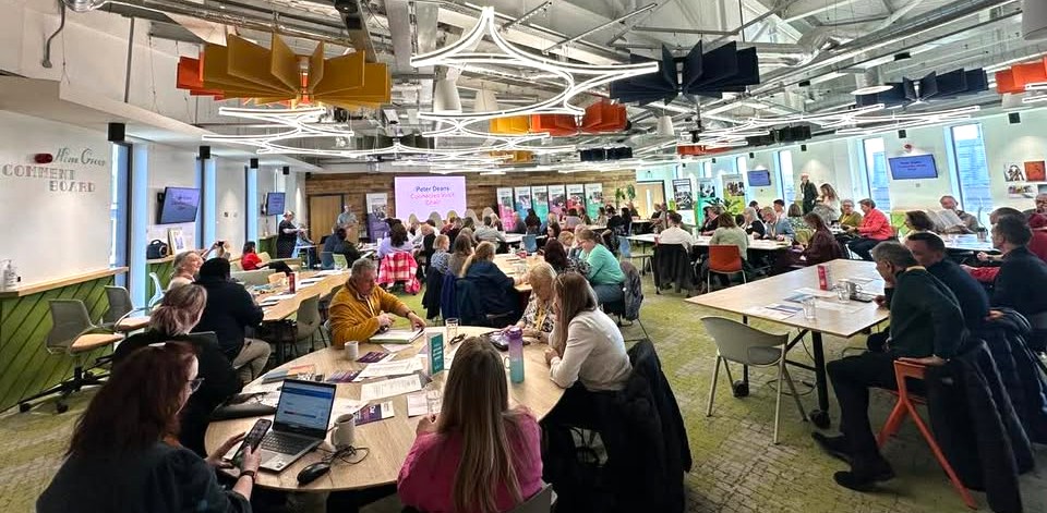 A busy room at the 2026 Connected Voice AGM