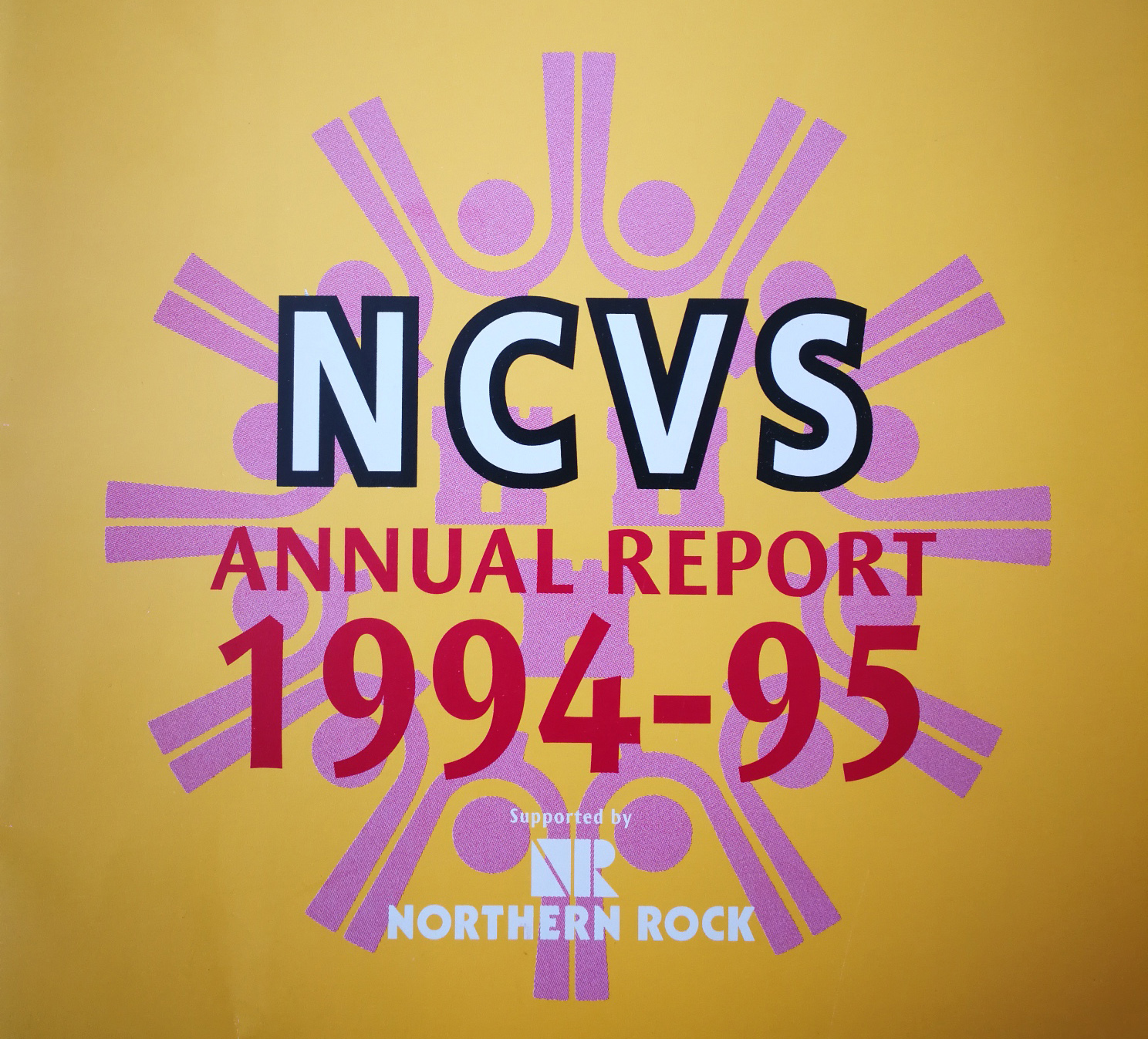 Old NCVS logo with a circle of people icon