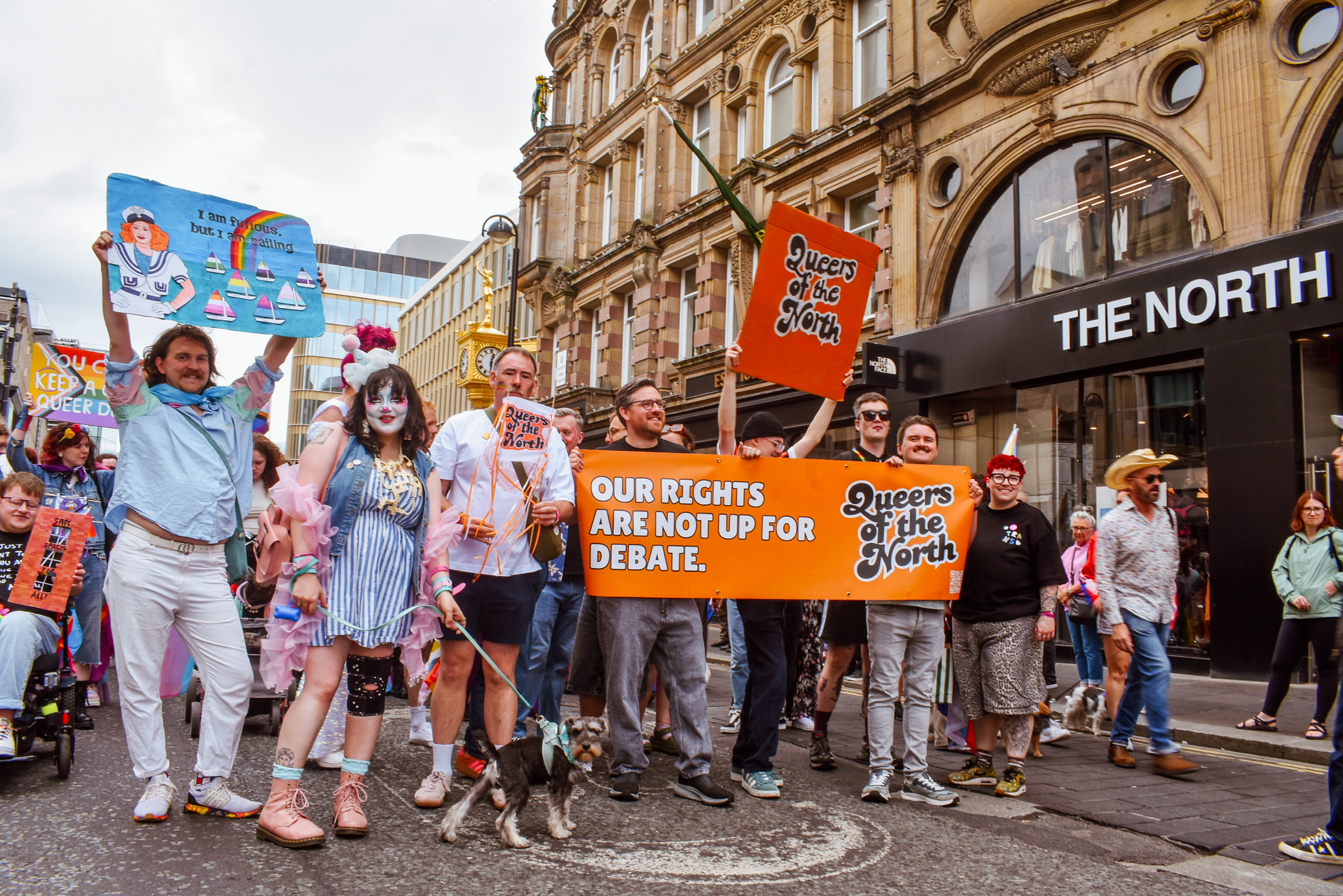 Queers of the North at Newcastle Pride March, July 2026