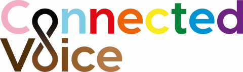 Connected Voice Pride Logo
