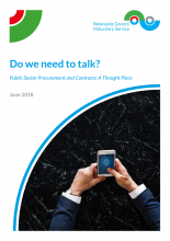 Do we need to talk? Report cover image